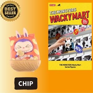 Authentic Pop Mart Chip Figure – Wacky Mart Series Vinyl Toy